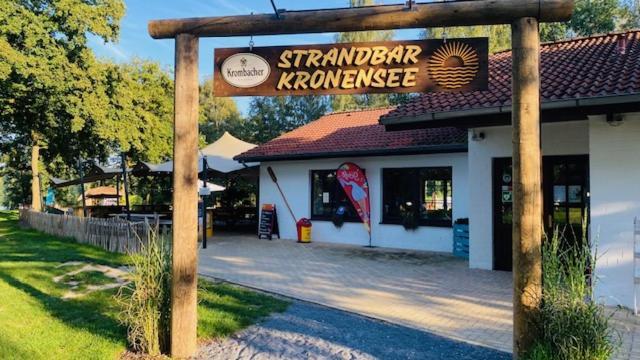 Ferienhaus Vienna Am Kronensee Ostercappeln Bagian luar foto